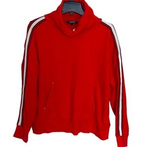 Lauren Ralph Lauren Red Cowl Neck Crewneck